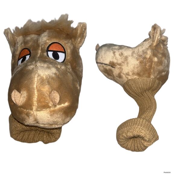 Camel Golf Club Driver Head Cover Camel-o-shy Golfing Pupet - Picture 1 of 2